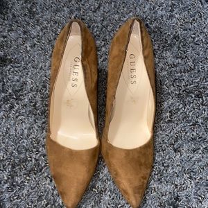 Suede heels